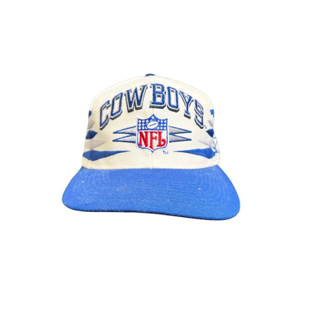 Vintage 90s Dallas Cowboys Logo Athletic Pro Line Shark Tooth Snapback Hat